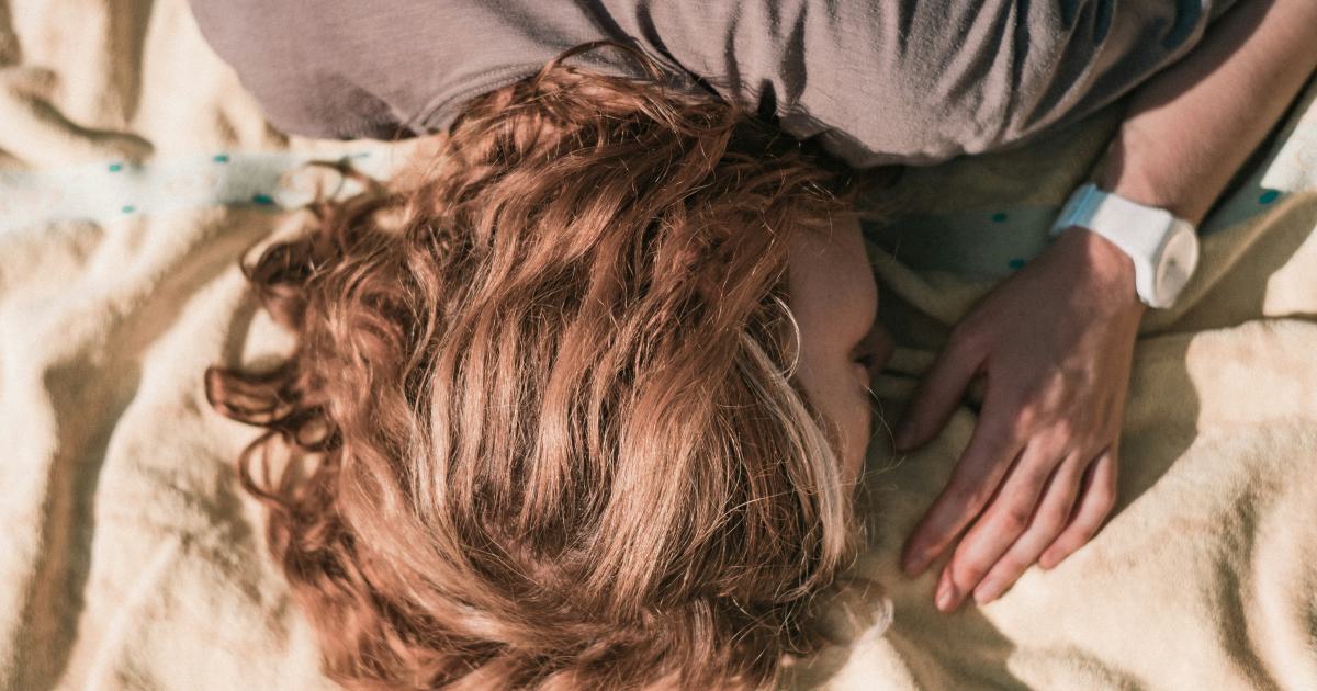 Peaceful Sleeping Woman