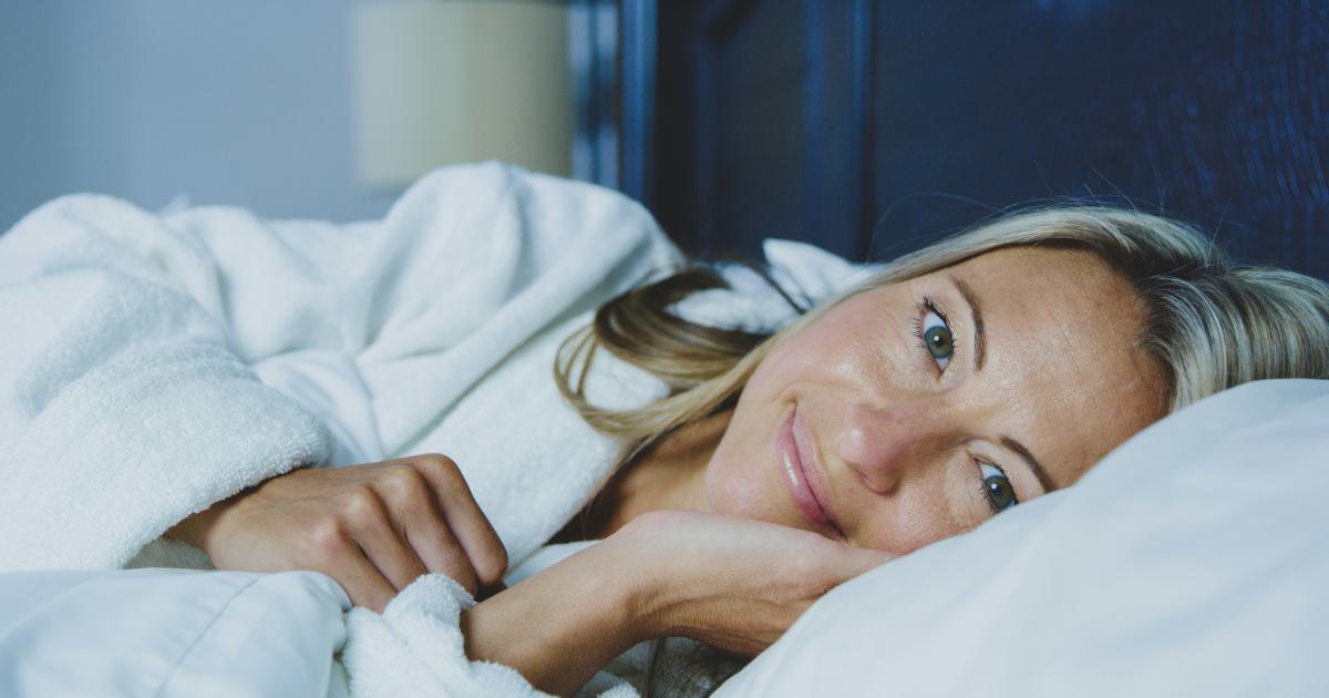 Happy Couple in Bed