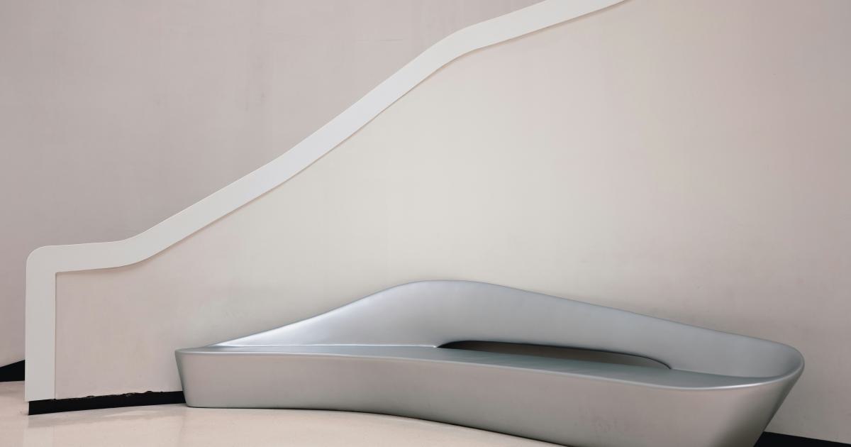 Matelas gonflable sur une surface lisse