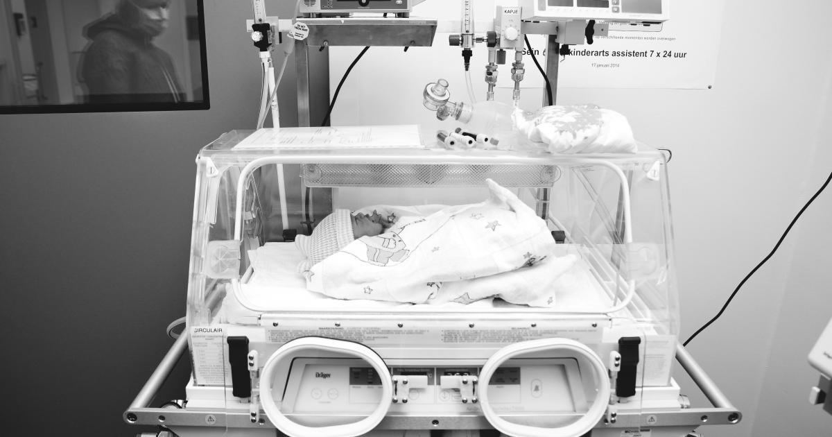 Schéma d'un système de ventilation de matelas bébé
