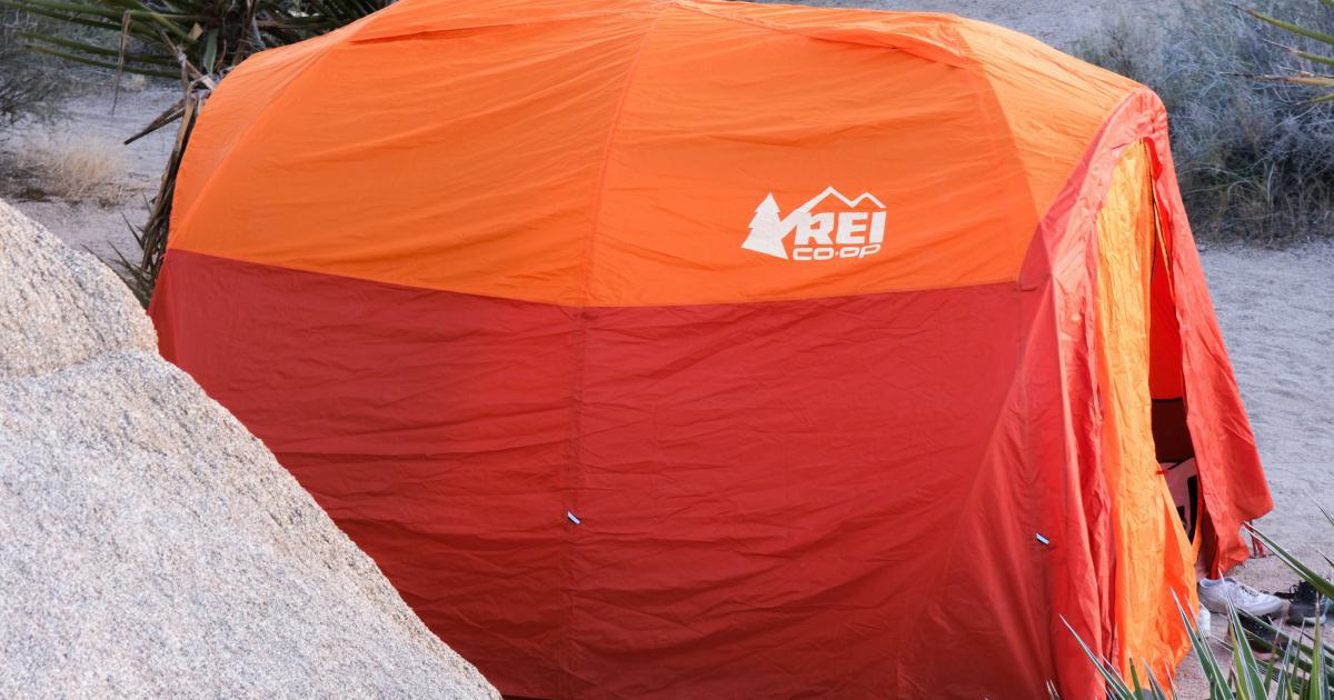 Miniature Mattress in Camping Tent