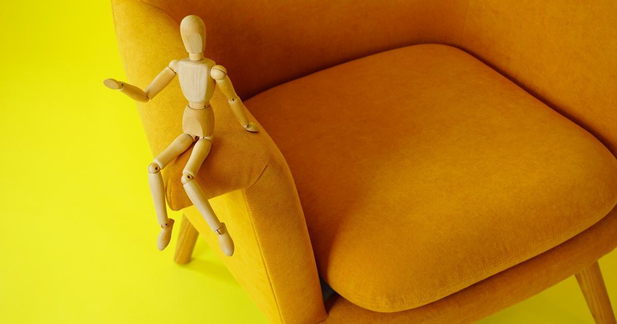 Futon fixe gris