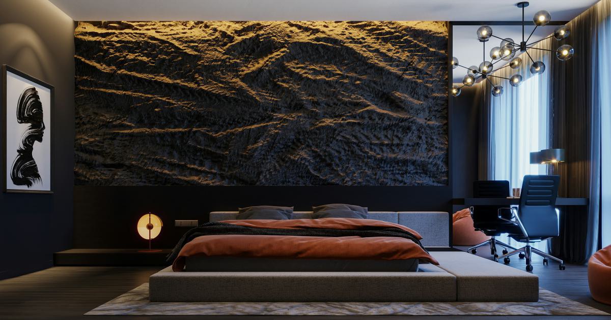 Leather Bed Frame with Storage