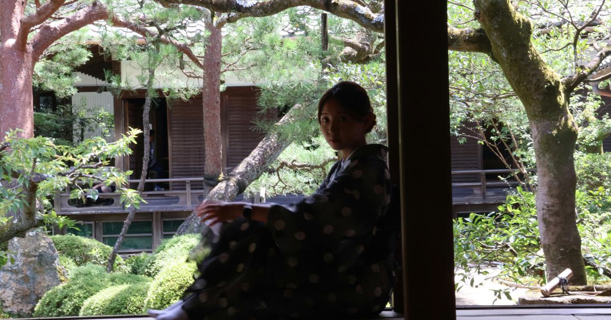Peaceful Person Meditating on Futon