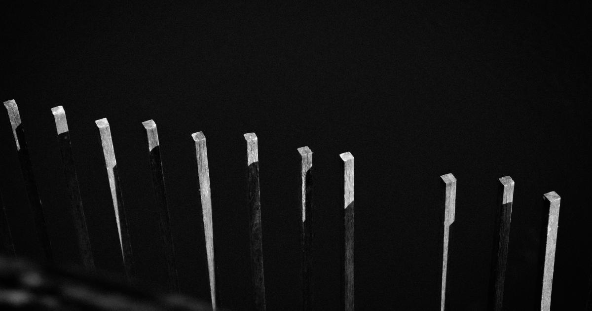 Gros plan sur la structure d'un matelas Tuft & Needle