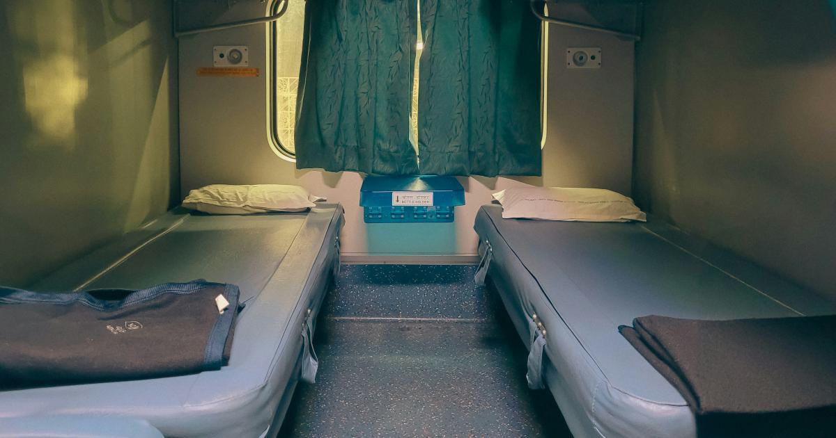 Camping Van with Inflatable Mattress