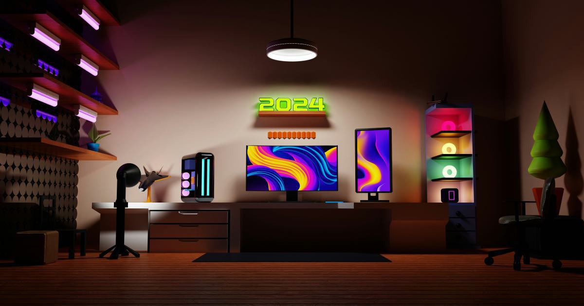 Chambre Moderne avec Matelas Design Coloré