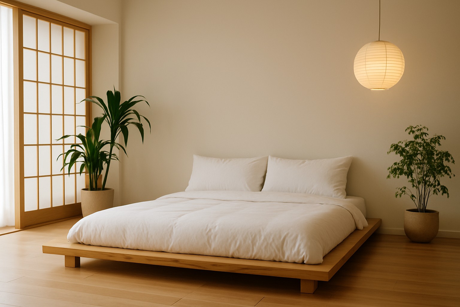 Lit japonais pour un style minimaliste qui change votre chambre