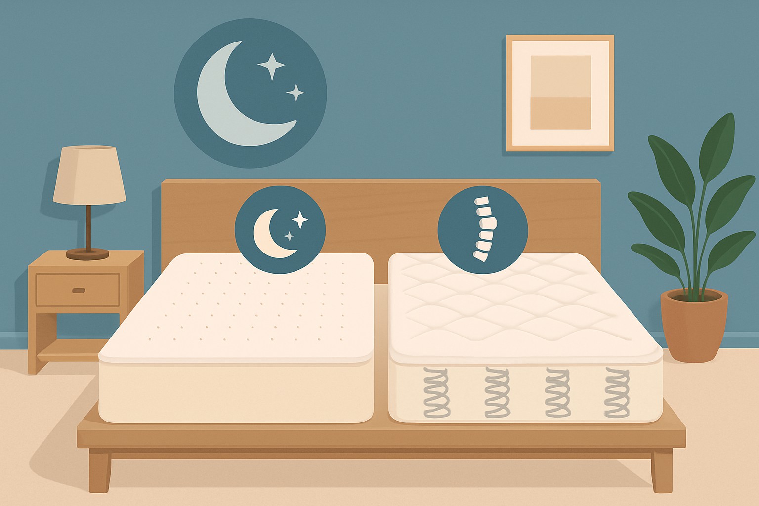 Matelas mousse vs ressort : comparaison pour un sommeil réparateur