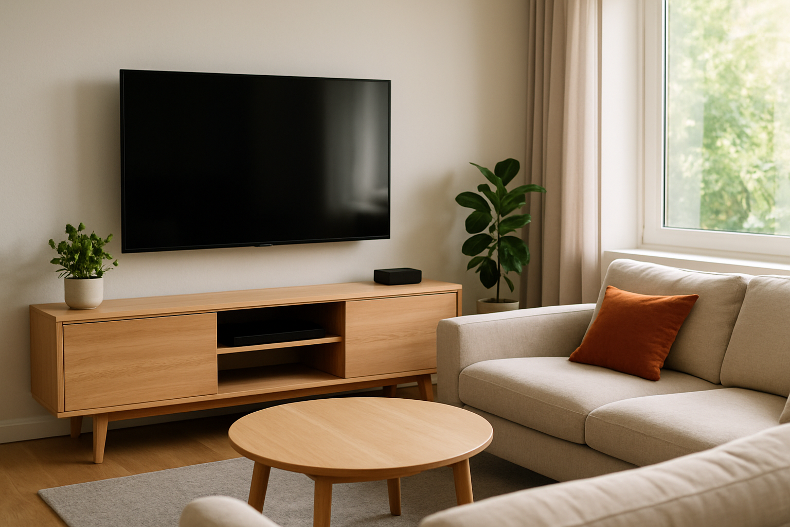 Distance tv canapé idéale pour un confort visuel optimal