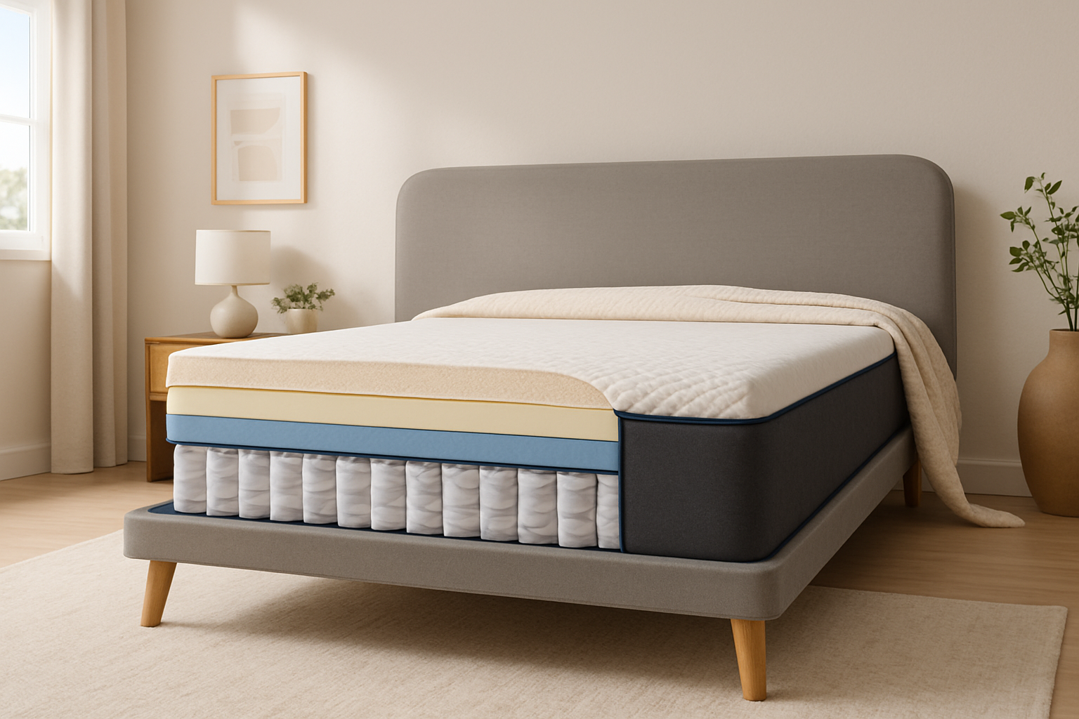 Comment Emma matelas hybride combine mousse et ressorts