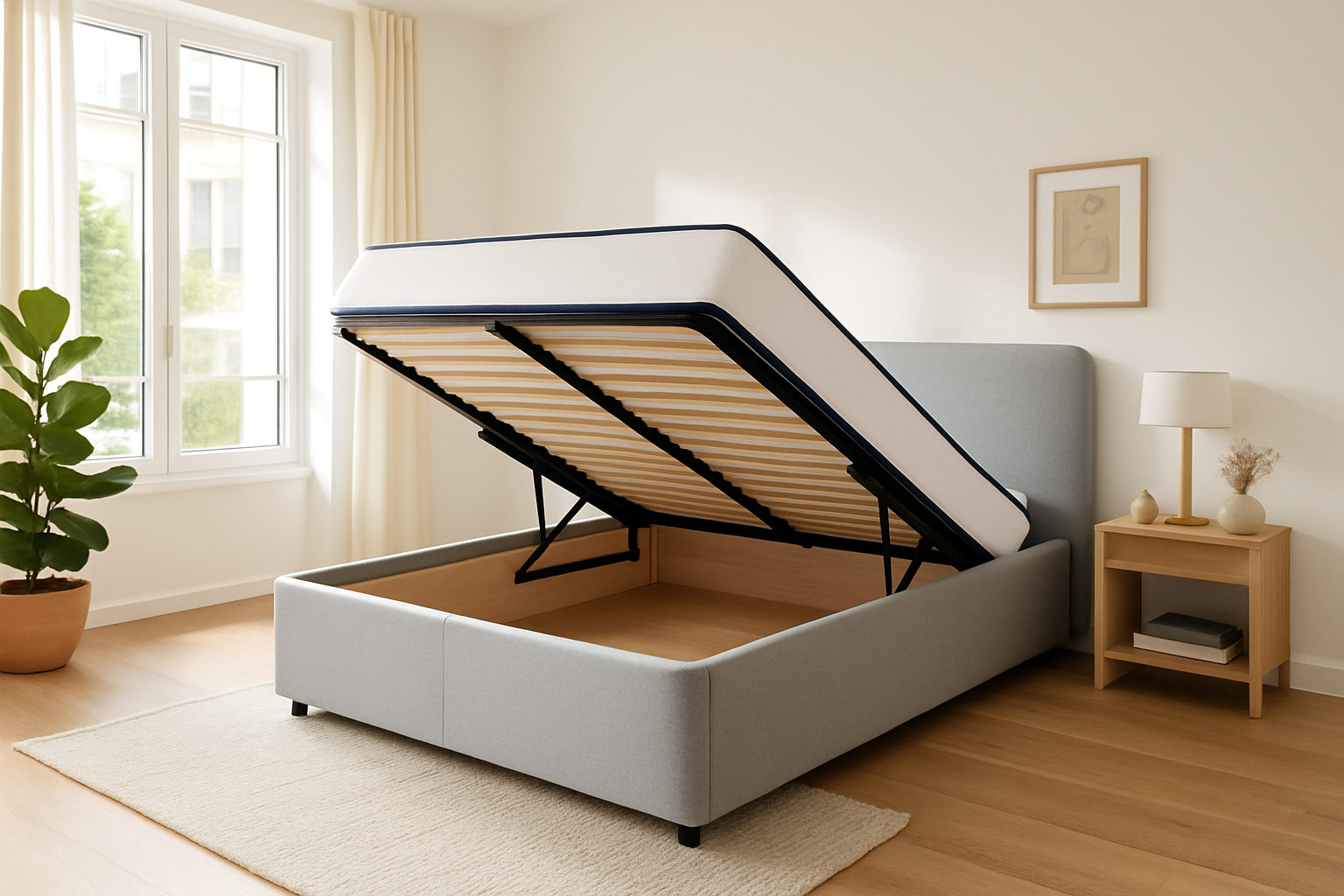 Maximisez l'espace avec le lit coffre Tediber design