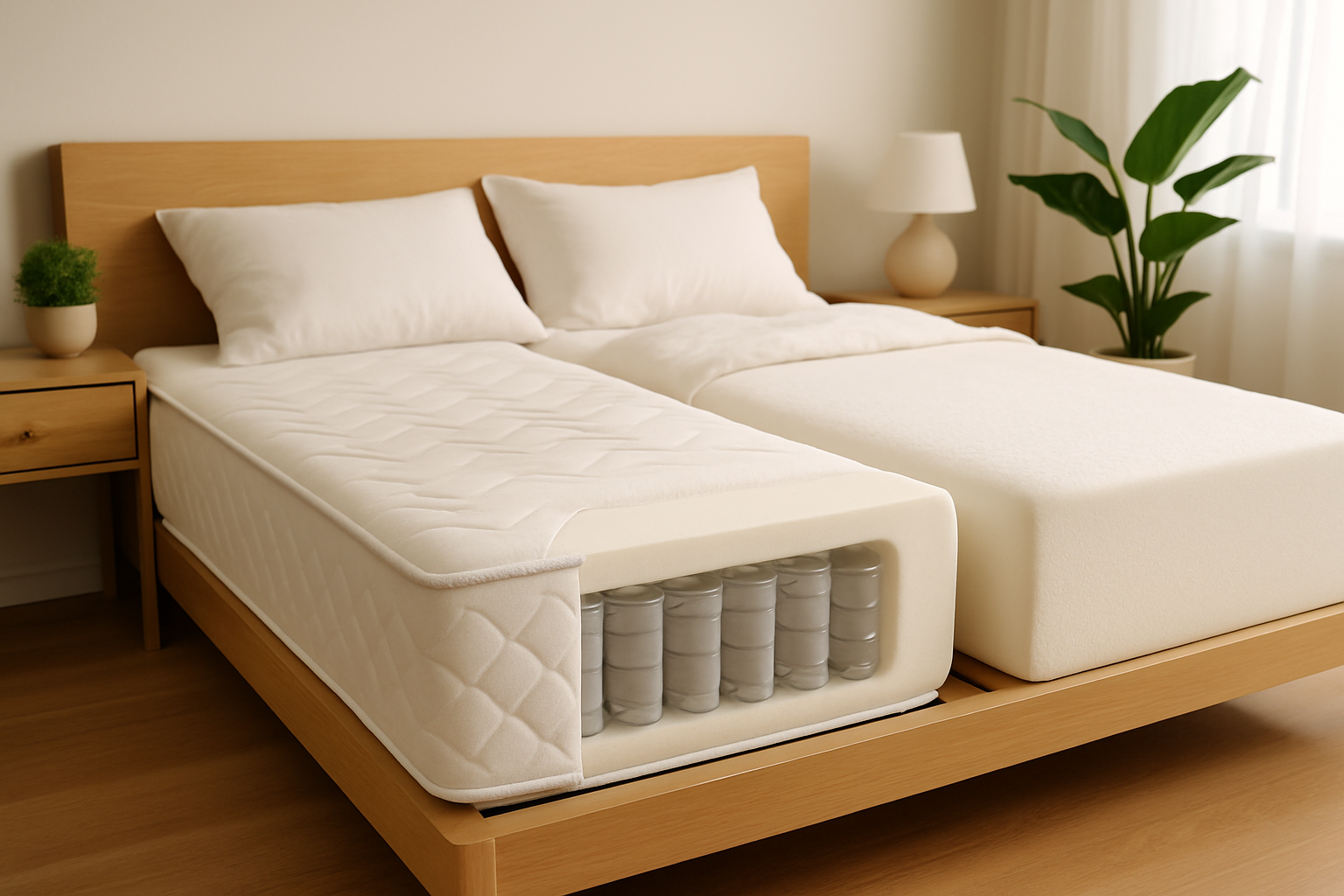 Comparaison matelas à ressort ou mousse pour votre confort