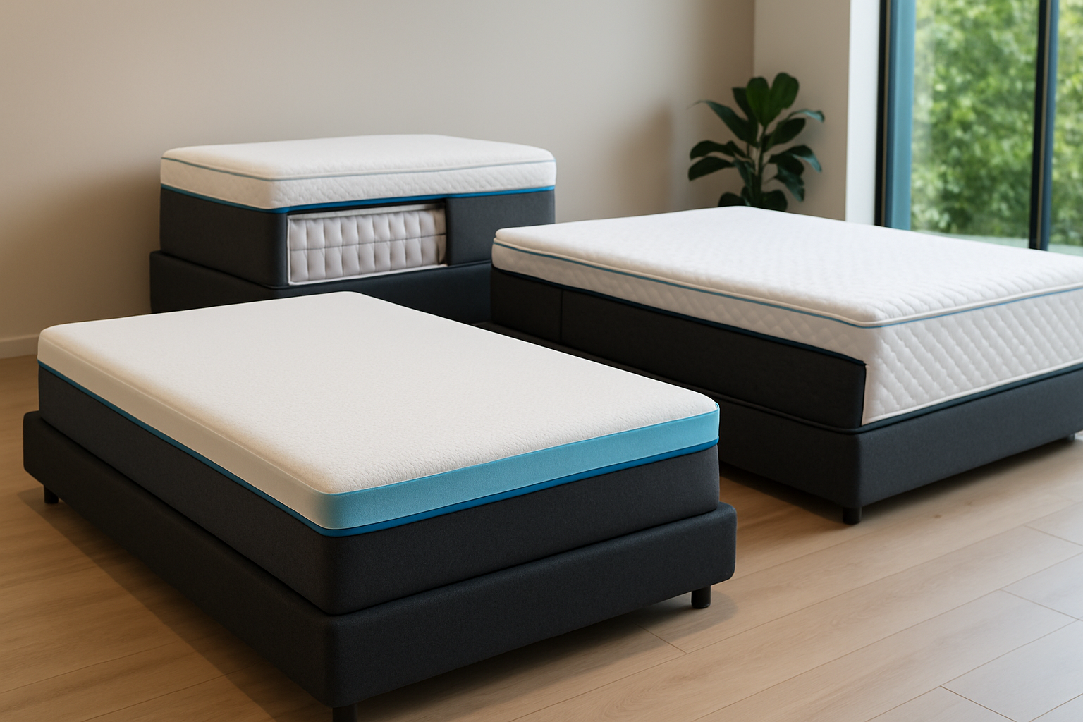 Matelas innovants adaptés aux tendances actuelles de tailles et matériaux.