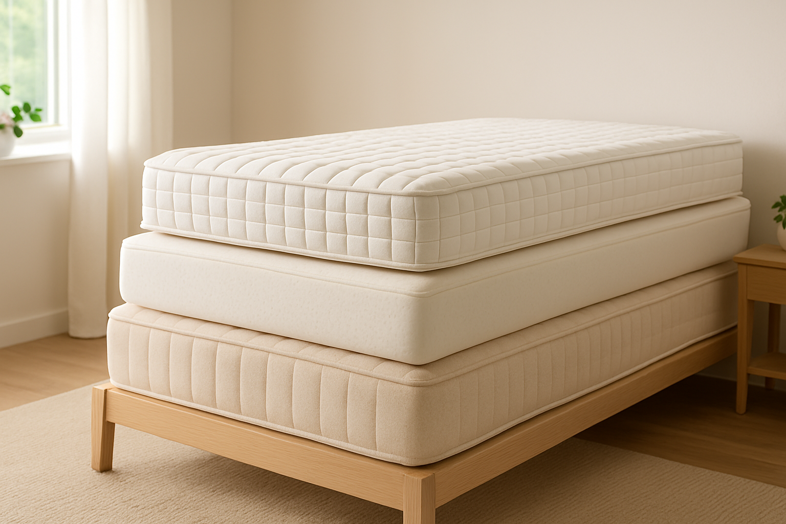 Présentation visuelle des différents types de sous matelas adaptés aux matelas actuels.