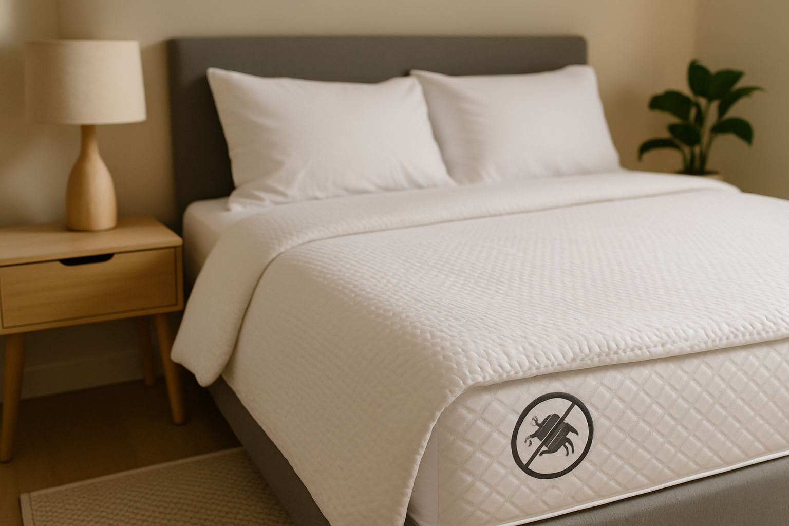 Un matelas anti acarien moderne et hypoallergénique pour un sommeil sain et confortable