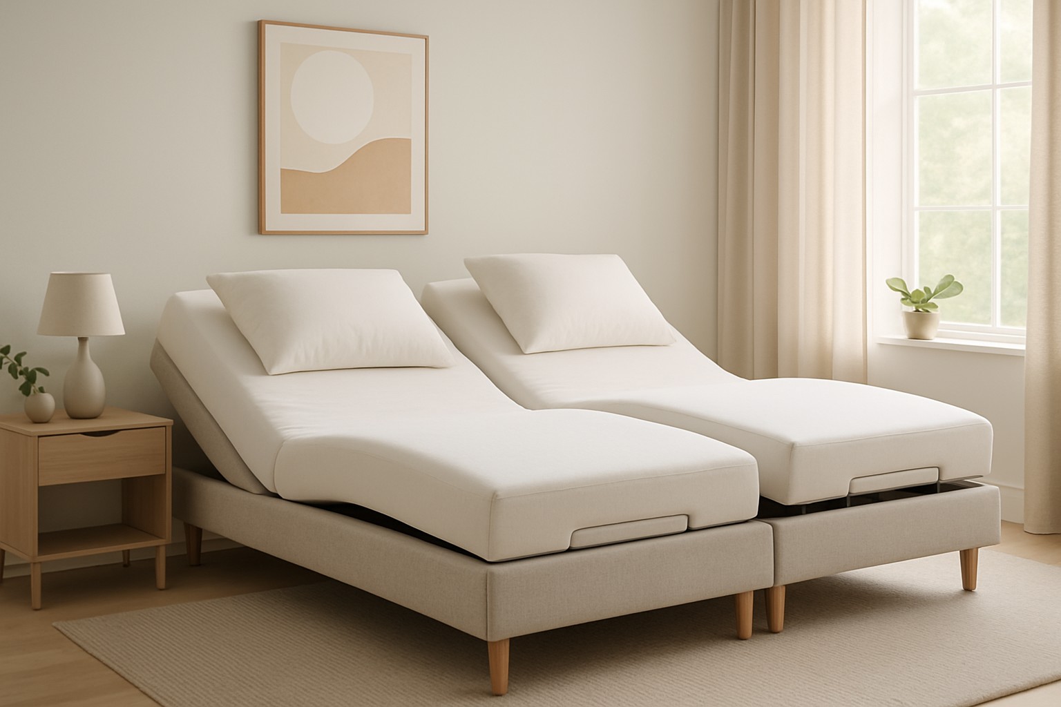 Matelas pour lit articulé 2x80x200 et ajustement optimal du sommeil