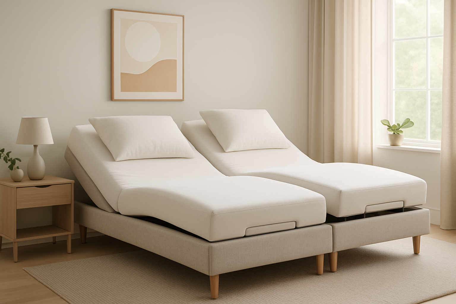 Matelas pour lit articulé 2x80x200 et ajustement optimal du sommeil