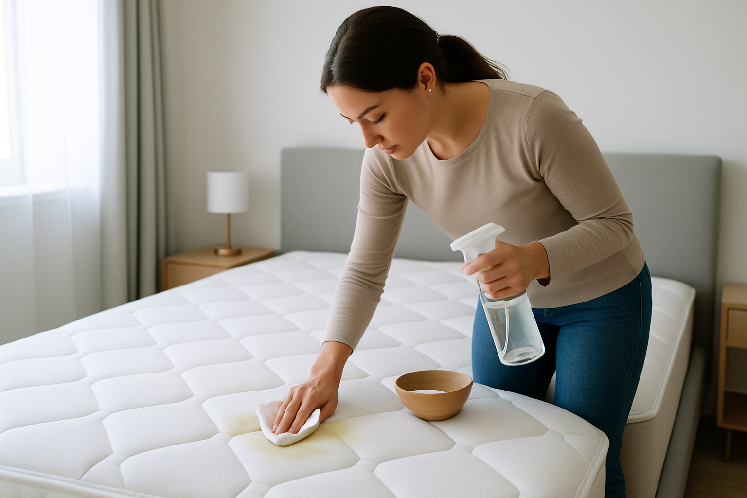 Comment nettoyer pipi sur matelas efficacement?