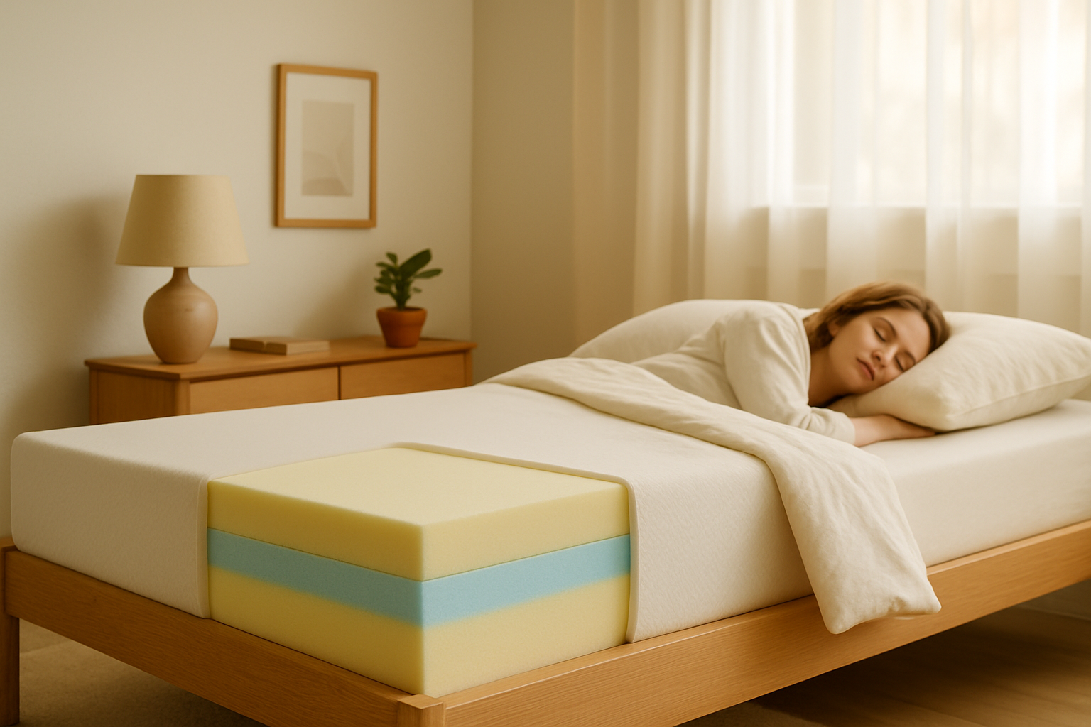 Matelas 140 x 190 mousse qui offre un bon soutien et confort